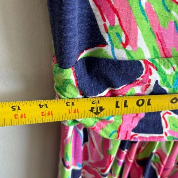 Lilly Pulitzer Womens The Vias Stretch Villa Floral Maxi Dress Multicolor Size M - Picture 6 of 10